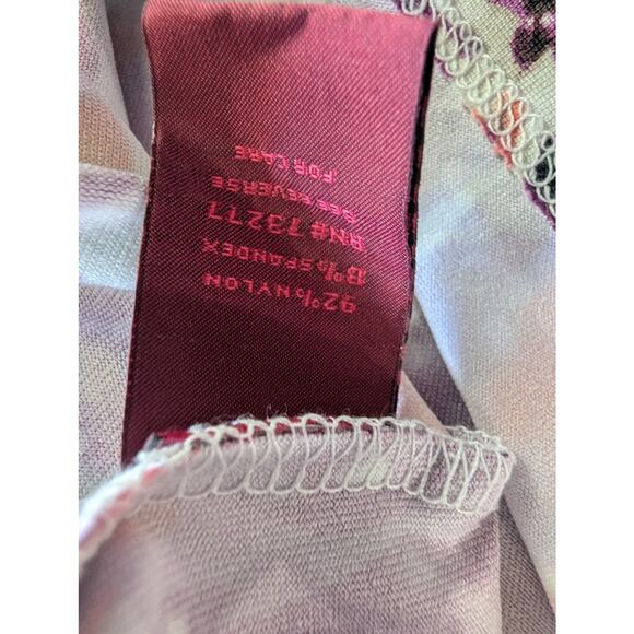 212 Collective women's camisole tank top shirt purple floral size Large - Picture 10 of 11